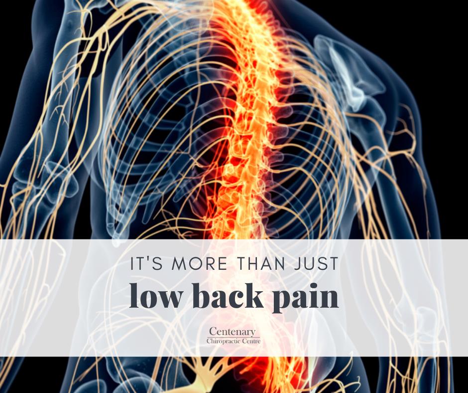It’s more than just lower back pain
