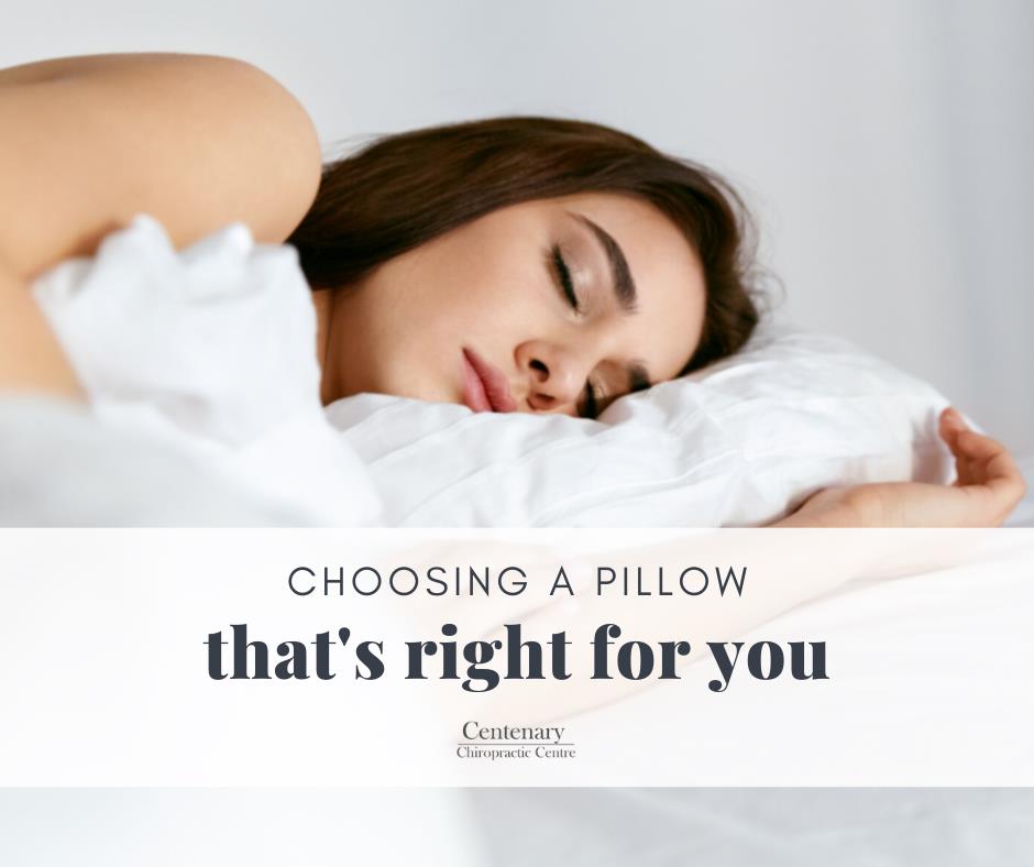Choosing a pillow for neck and shoulder pain